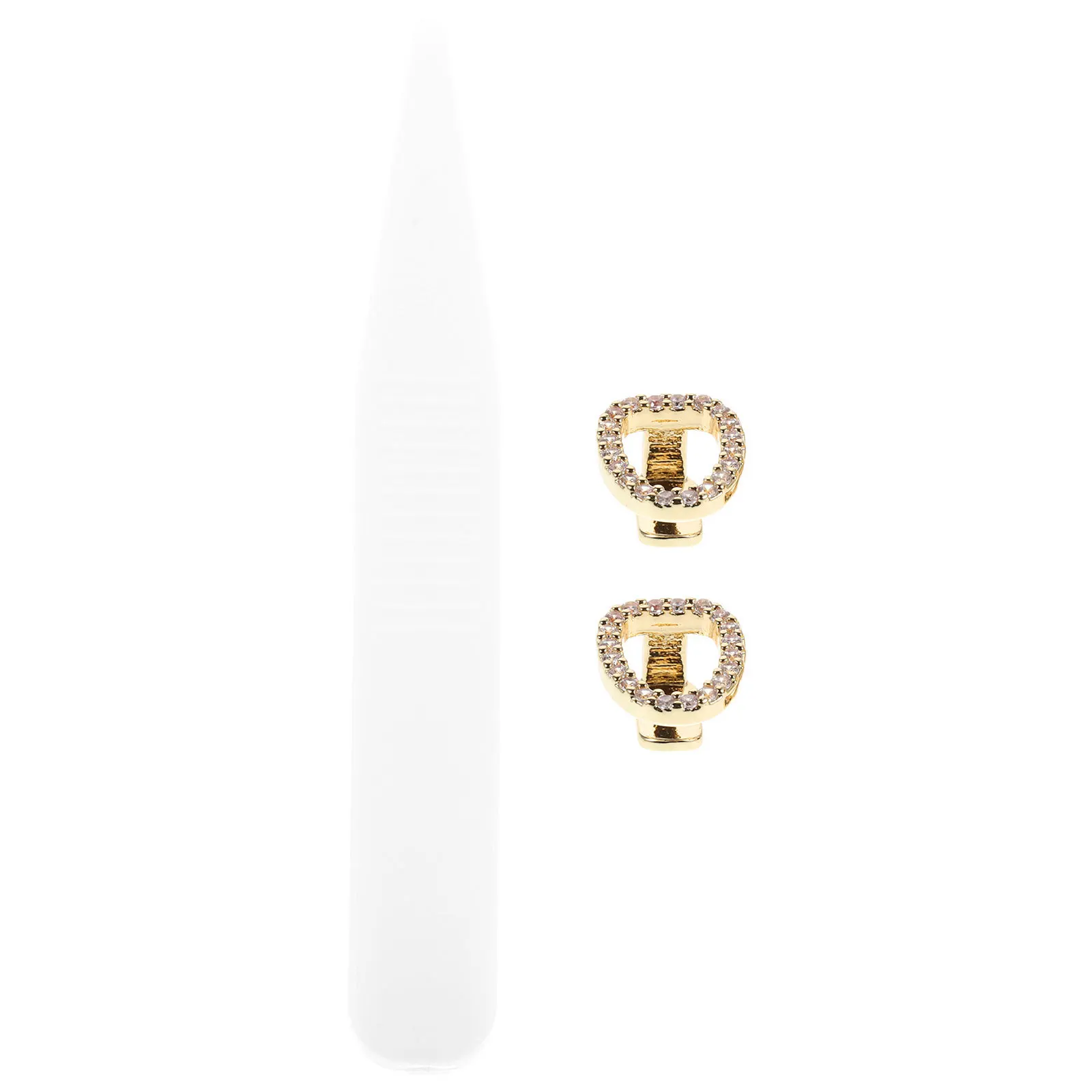 1 مجموعة الهيب هوب الأسنان شواء مطلية بالذهب النحاس المعبرة واحدة الأسنان قبعة مجوهرات للرجال النساء بلينغ مغني الراب اكسسوارات الطرف