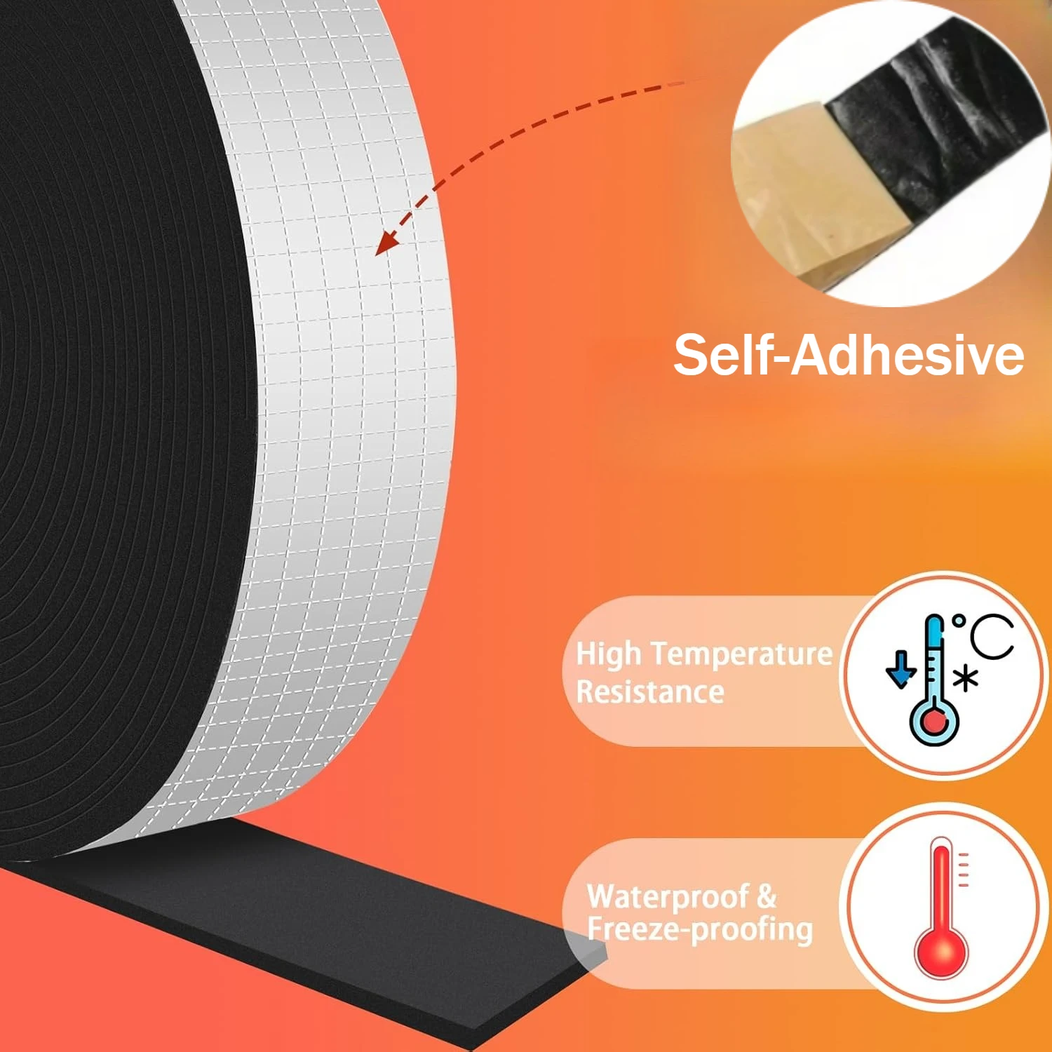 ฉนวนหุ้มท่อแบบมีกาวในตัว โฟมแล - Pipe Insulation Foam บทวิจารณ์และราคา