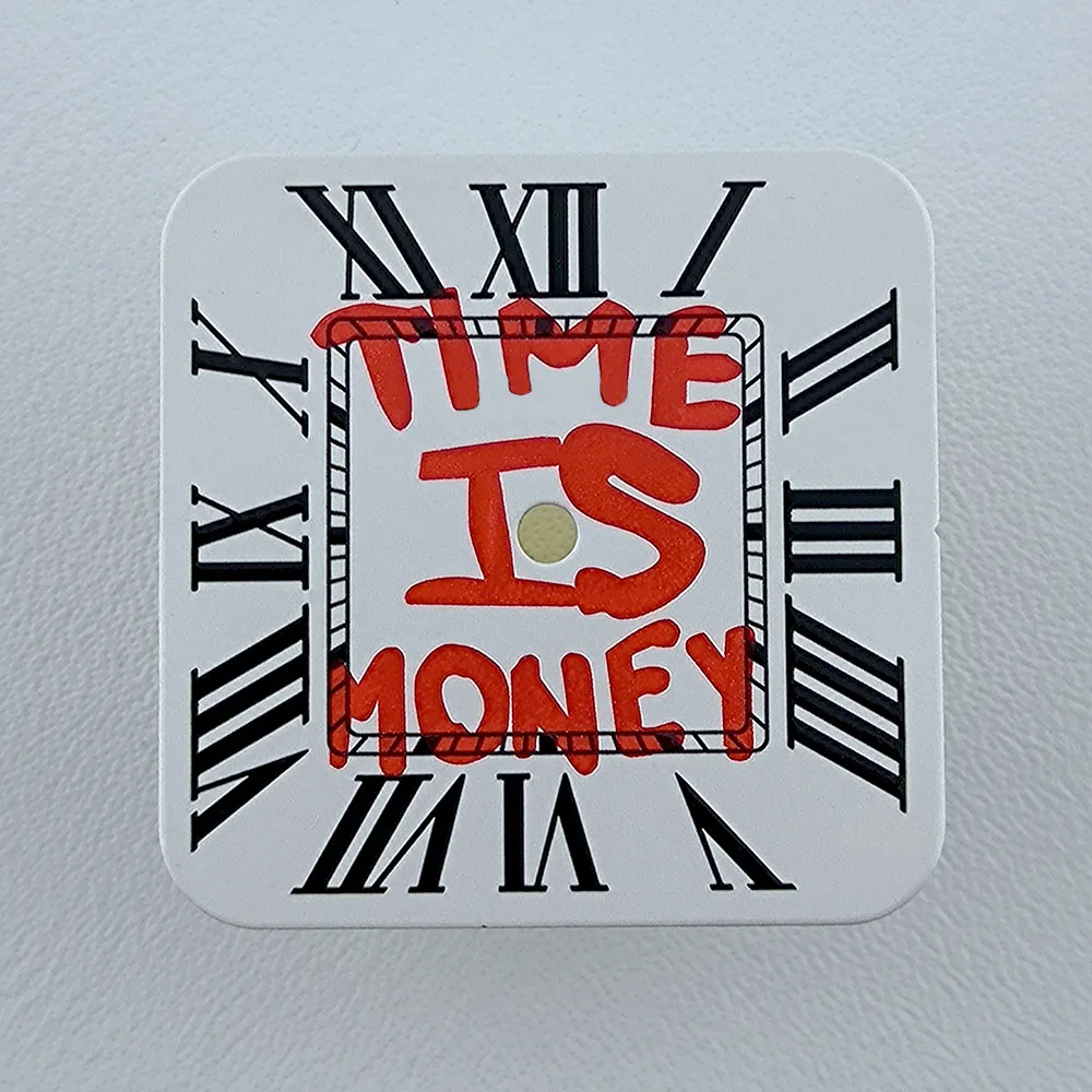 ใหม่สแควร์ dial นาฬิกา dial โลโก้ที่กําหนดเองตัวเลขโรมันนาฬิกาผู้ชาย dial Fit N H35 วันที่ 6 นาฬิกานาฬิกาอุปกรณ์เสริม