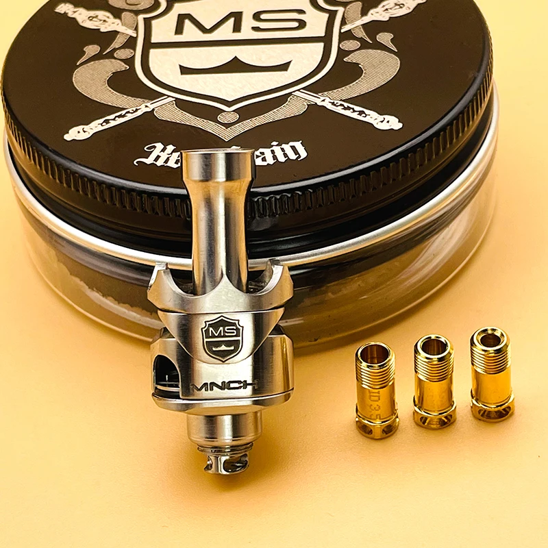 

DSX Monarchy MOBB MS RBA Scepter RBA Bridge 316SS With 4pcs Air Pin 2.5/3.0/3.5/4.0mm For Billet BB Boro Tank Vape Mod