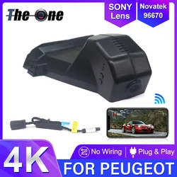 Dash Cam For Peugeot 5008 GT II SUV 3008 4008 17-2023 Dashcam For DS7 Crossback 2019 For Citroen C5 plug in hybrid 19-21 Car DVR
