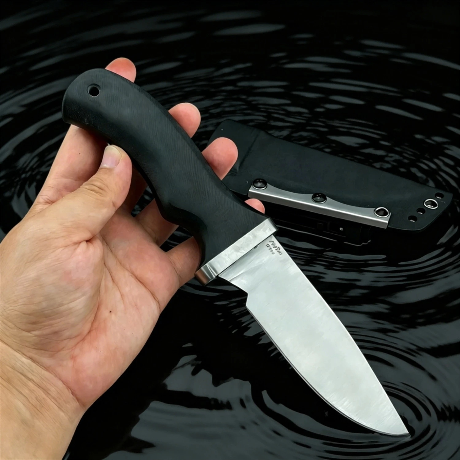 

Outdoor Camping Fixed Blade Knife, 8Cr13Mov Steel Blade, Non-Slip G10 Handle, Practical EDC Gear for Daily Cutting Tasks