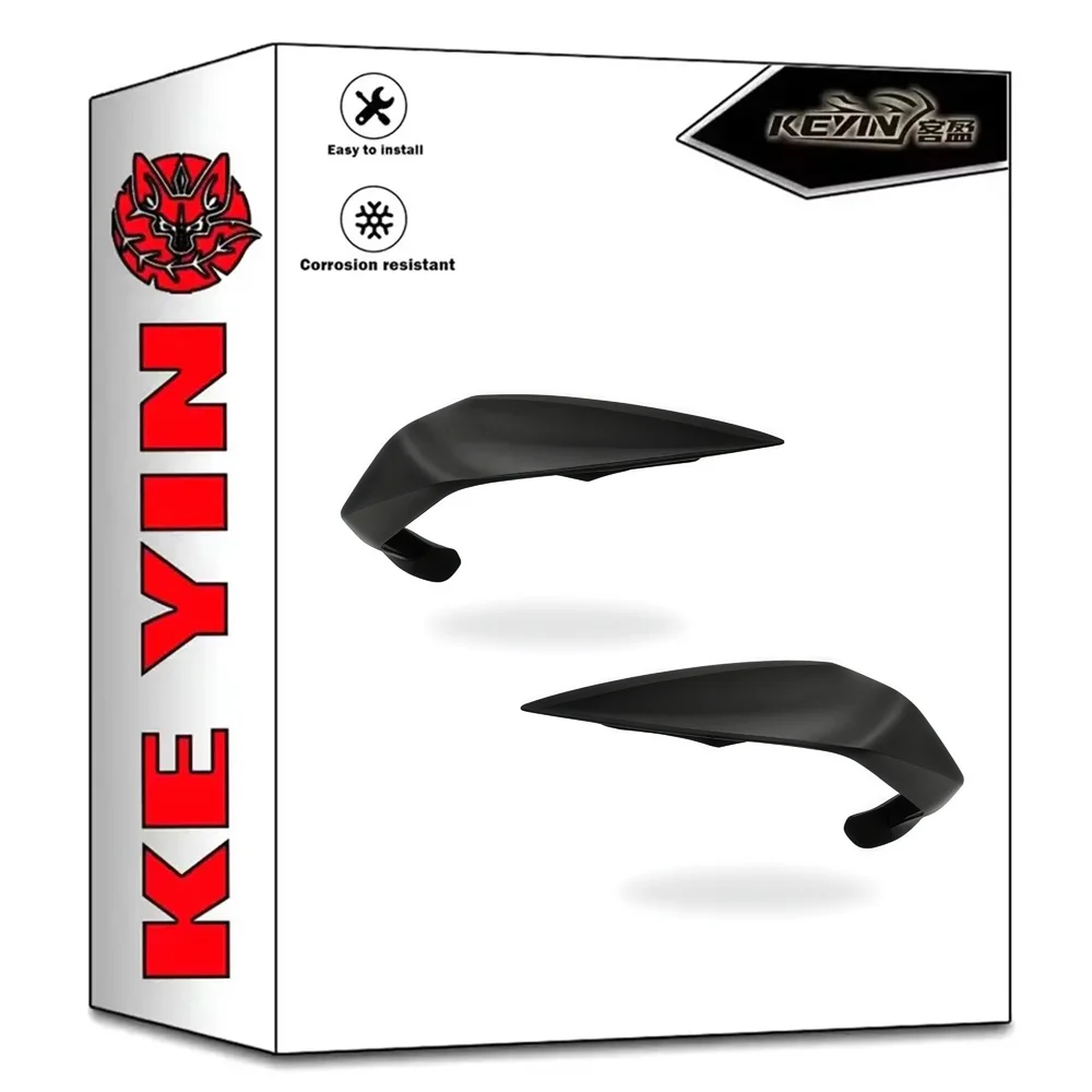 Motorbike Front Spoiler for Yamaha YZF-R25 YZF R3 2019-2024 2023 Fairing Fixed Airfoil Modified Aerodynamic Fins Side Airfoils