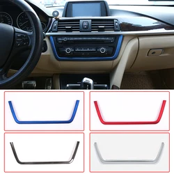 Car Center Console Multimedia Frame Trim ABS Chrome For BMW 3 4 Series 3 Series GT F30 F36 316 318 320 2013-2019 Car Accessories