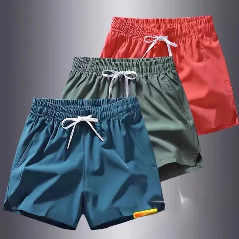 

Ледяной шелк, крутые тонкие мужские летние спортивные свободные баскетбольные тренировочные брюки для бега со средней талией, прямые брюки