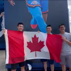 XIANGYING Bandera Canadá poliéster gran formato colgante