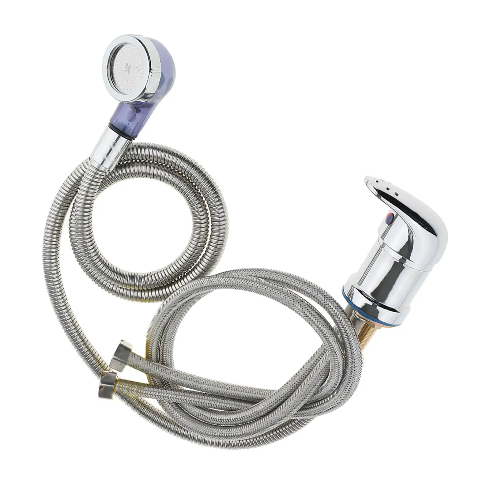 وحدة شامبو الصالون، جزء بديل لوعاء الحوض، مجموعة خرطوم بخاخ صنبور الكروم