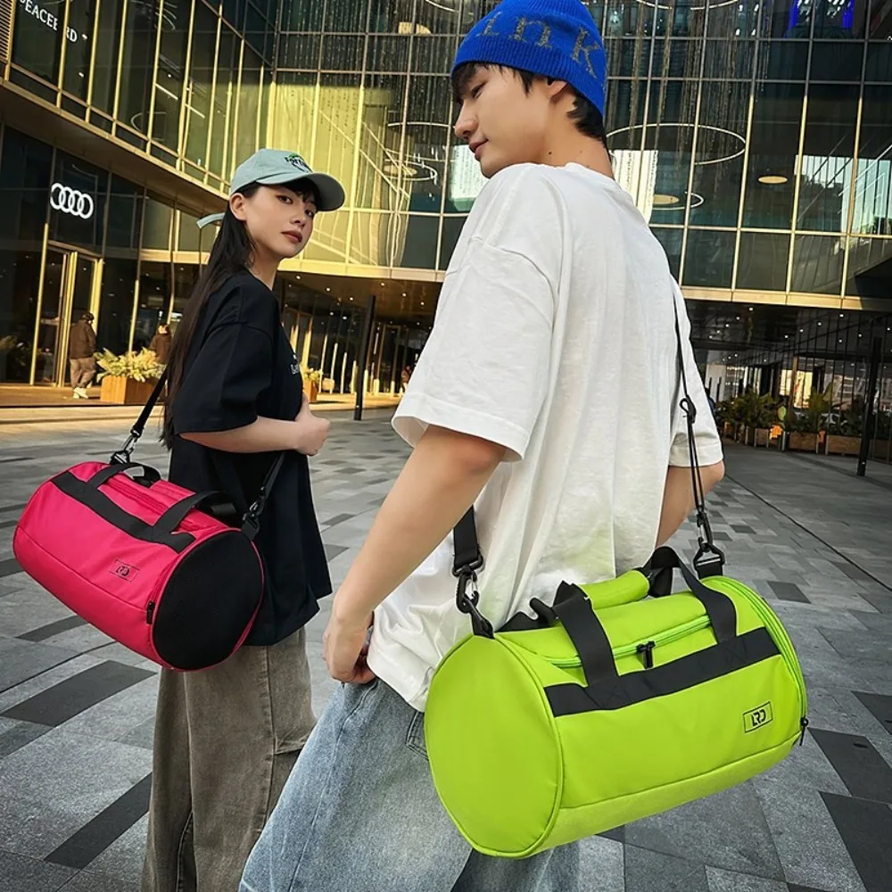 Popular Fitness Storage Bag Women's Waterproof Bag Outdoor Sports Training Bag Swimming Bag Portable Single Shoulder Handbag