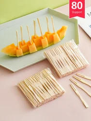 Disposable Bamboo Sticks, Barbecue Tools, Natural BBQ Bamboo Skewers, Camping Party for Shish Kabob Catering Grill Fruit
