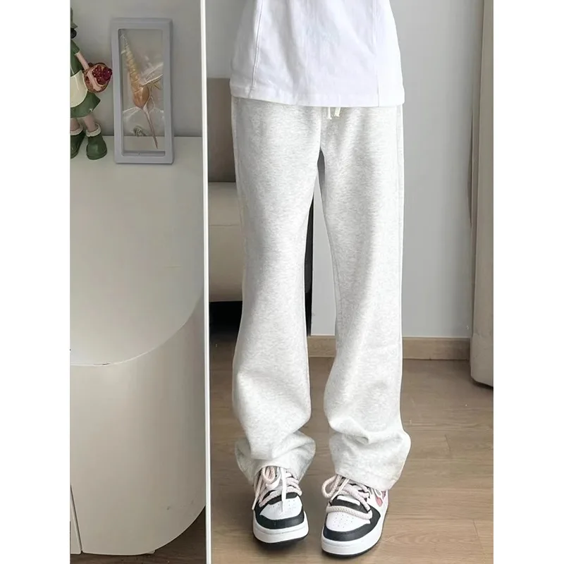 グレーブレード スポーツパンツ メンズ カジュアル ストレートレッグ ロングパンツ 春秋 アメリカンスタイル ヘビーウェイト コットン ポリエステル混紡