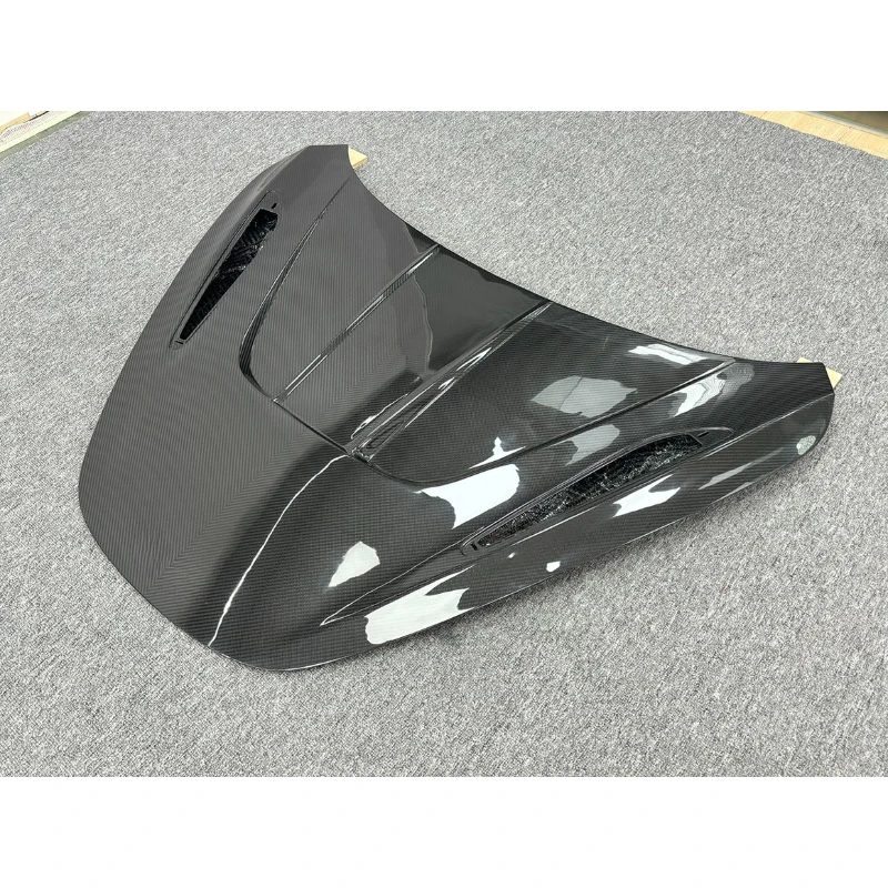 High Quality R‑Style Dry Carbon‑Fiber Engine Hood, Automobile Exterior Tuning Accessories