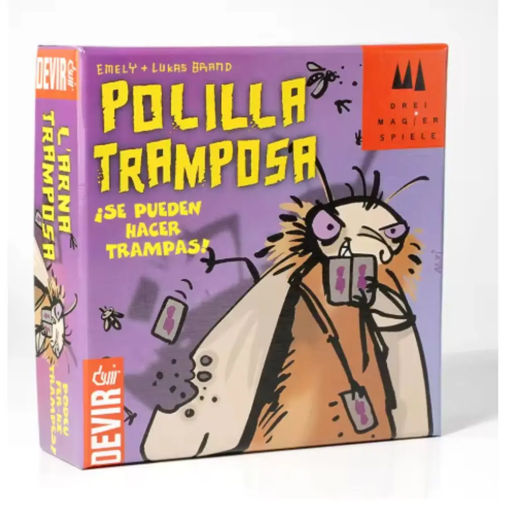 بطاقات Mogel Motte Polilla Jeu de Society Devir-jeu fauve triche/Royal Xiaoqiang Cheating Moth Cards #1