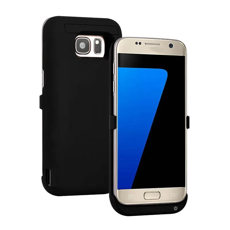 S7 Battery Case For Samsung Galaxy S7 Edge Charging Case Backup Power Bank Battery Charger Stand Back Cover 5000mah power bank