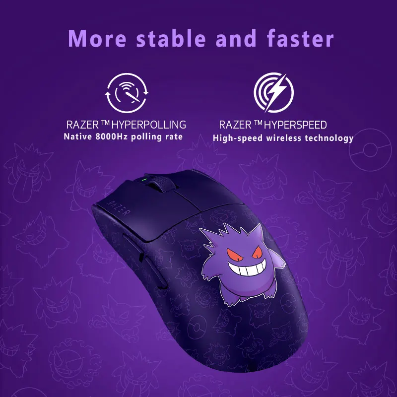 新しいオリジナル Razer Viper V3 Pro ポケモン ゲンガー限定版 E