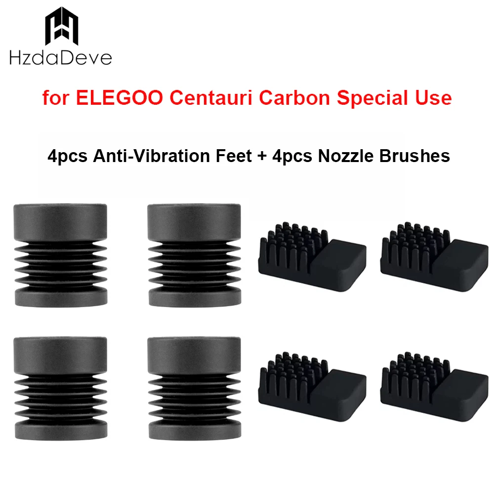 

For Centauri Carbon Anti-Vibration Feet + Nozzle Brushes