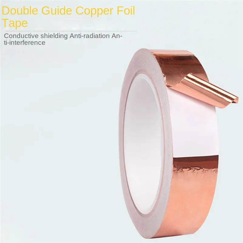 AEE6-Conductive Copper Foil Tape Single Conductor Copper Foil Tape High Temperature Resistants Pure Copper Foil Paper