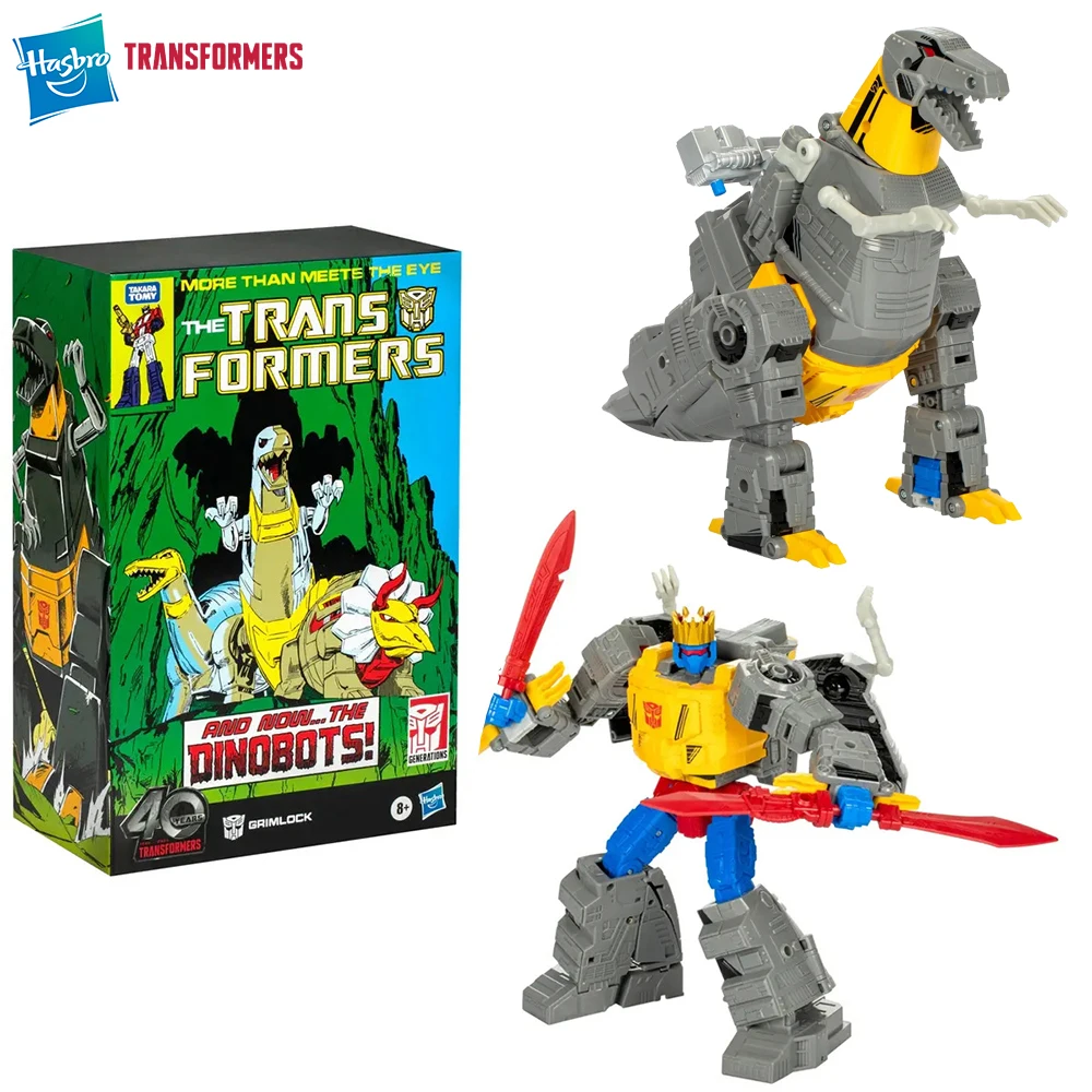 [Disponibile] Hasbro Transformers Generations Comic Edition Grimlock 20 cm Esclusivo 40th Anniversary Action Model Figure Toy Regali