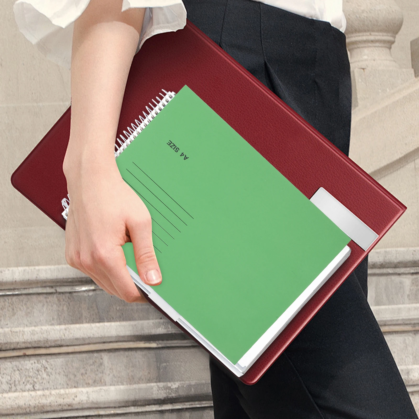 

8pcs Hanging File Folders Paper Wide Opening A4 Size Home Office Document Storage ganizer Bright Color Labels