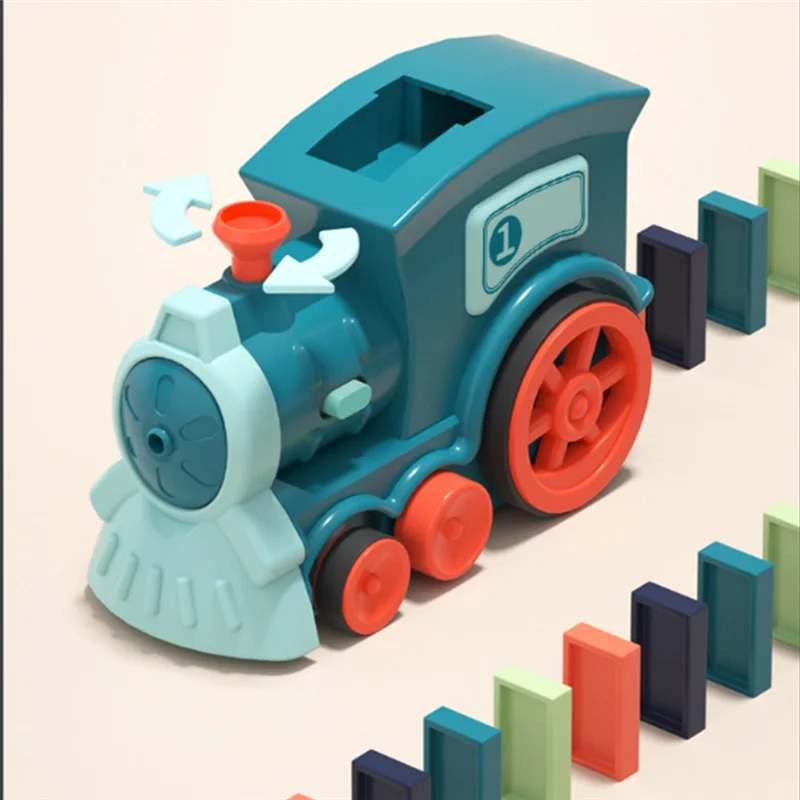 A30F-Train Electric Car Building Blocks Children's Automatic Laying Game Educational Children DIY Gift Brain Game