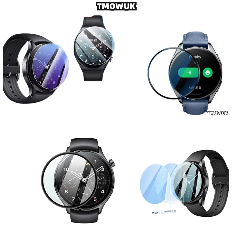 

For Xiaomi Watch Watch S1 S3 Pro S4 Sport, Ultra-Thin HD Anti-Scratch Tempered Glass Screen Protector, 9H Hardness