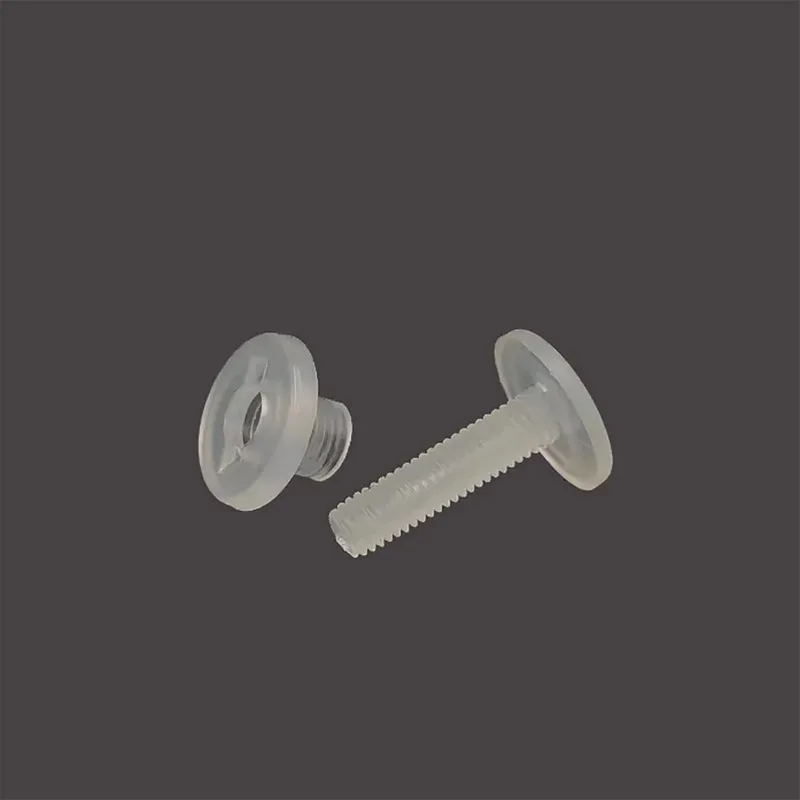 Photo Album Docking Lock And Binding Screw PP Plastic Twisted Sub Buckle For Ledger