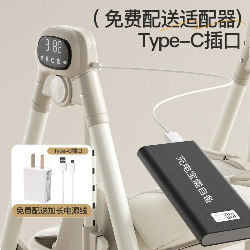 مقعد منزلي قابل للطي متعدد الوظائف للأطفال الرضع، طاولة طعام محمولة لتناول الطعام، كرسي هزاز