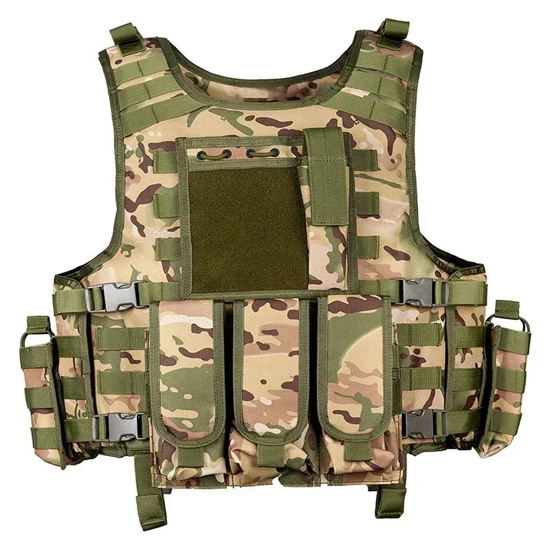 

Outdoor Tactical Hunting Molle Vest Men's Multifunction Camouflage CS Wargame Body Hiking Tactics Training Protective Vest