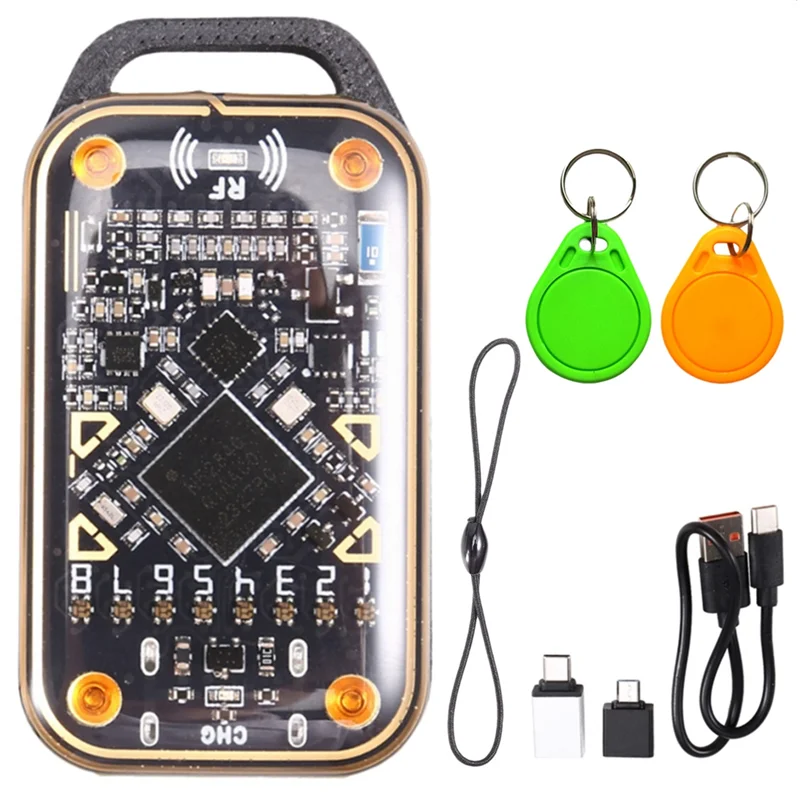

B24B Upgrade Chameleon Ultra Smart Card Emulator+UID/CUID Keychain RFID Smart Chip Reader 125K 13.56M Card NFC Duplicator