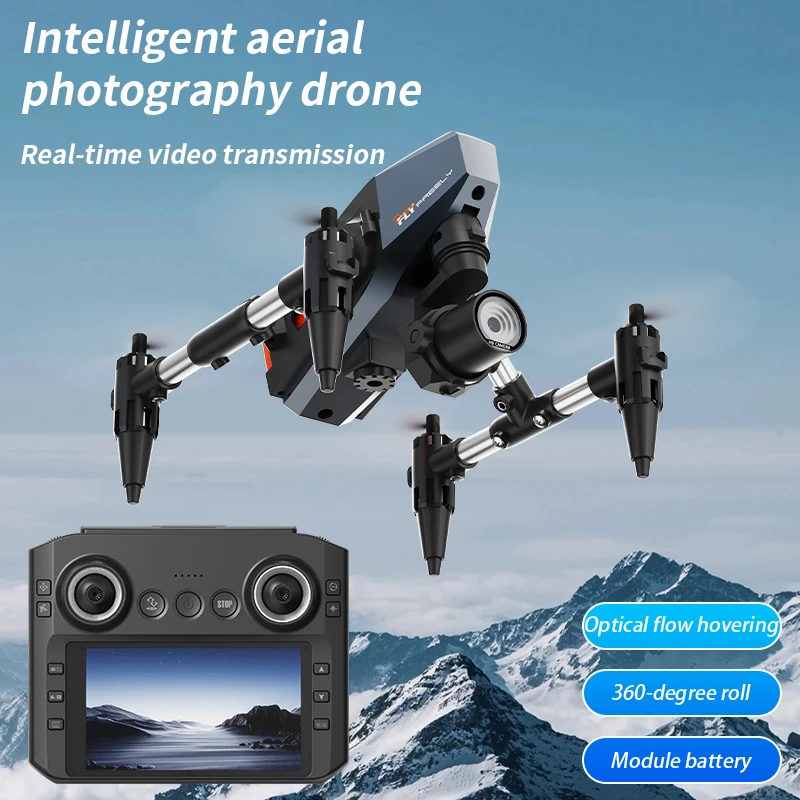 Hot H33 Mini Drone Large Screen Remote Control HD Aerial Aerial Vehicle Optical Flow Hovering Fixed Height Alloy Drones Toy Gift