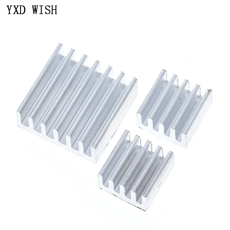 30pcs Aluminum Heat Sink Set Adhesive Raspberry Pi Heatsink Cooler Pure Kit Radiator For Cooling Raspberry Pi 2 B