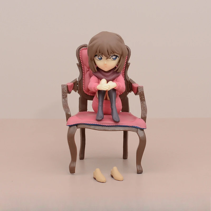 Figura de Anime de Detective Conan de 12-15cm, modelo Conan Haibara Ai Kuroba Kaito Gk, estatua, decoración de escritorio, colección, juguete ornamental