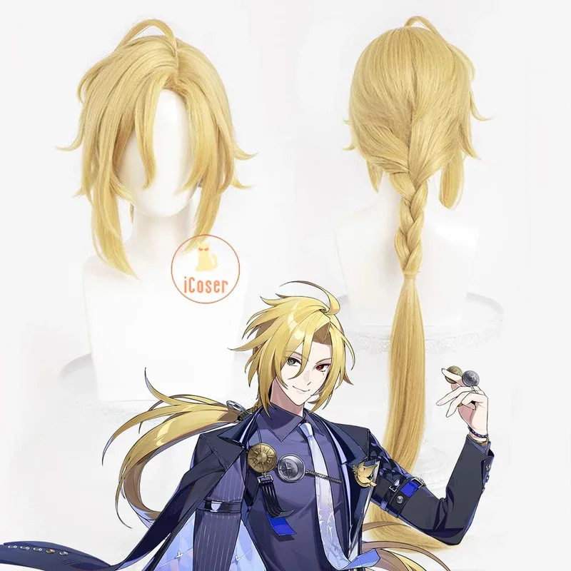 25COSZenless Zone Zero Hugo Cosplay disfraz peluca sombrero máscara pendientes Mockingbird nuevo Eridu Hugo Vlad Ravenlock Halloween para mujeres