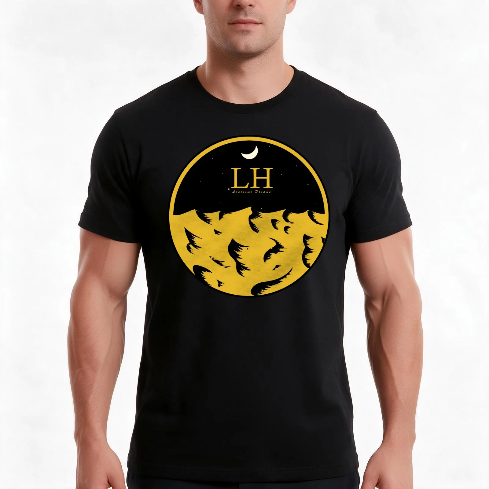 Lord Huron, Lonesome Dreams - HIGH RES T-Shirt, Summer Casual Cotton Tee, Oversized Streetwear Tops, Vintage Graphic Print
