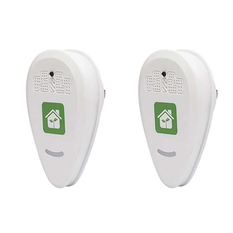 

2X Plug In Air Purifier Mini Portable 5-12 Million Negative Ion Air Purifier For Bedroom Kitchen Bathroom Office UK Plug