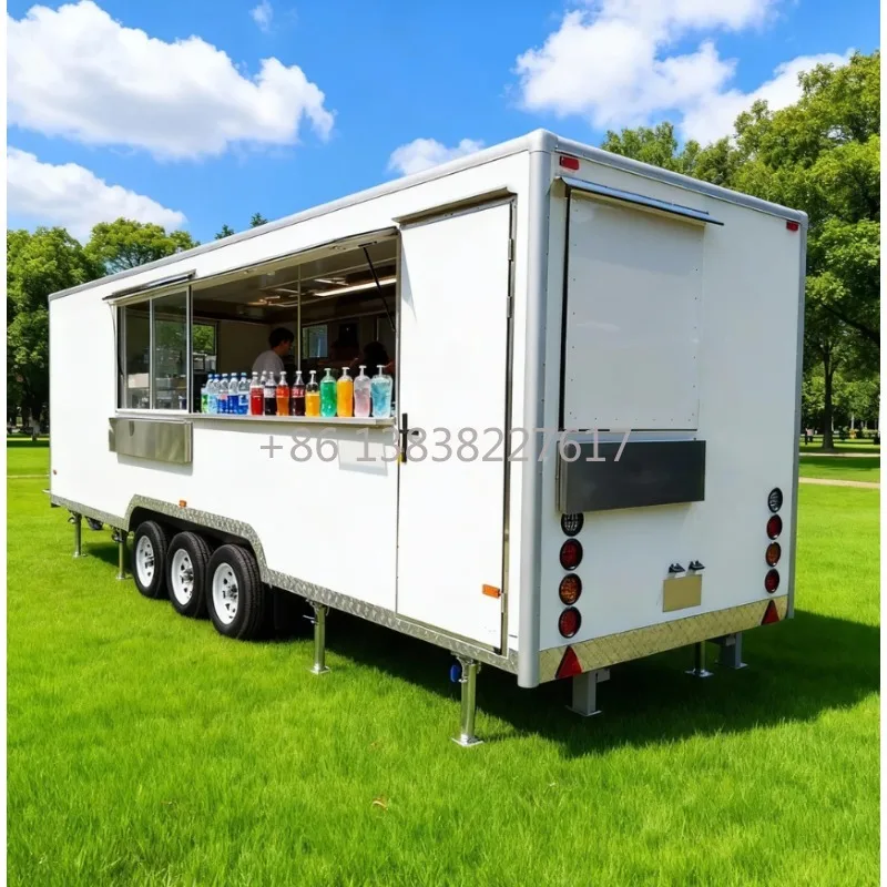 

Luxury Restaurant Cart Customizable Appearance Deep Fryer Hotdog Bakery Foodtruck Trailer Mobile Shop Truck