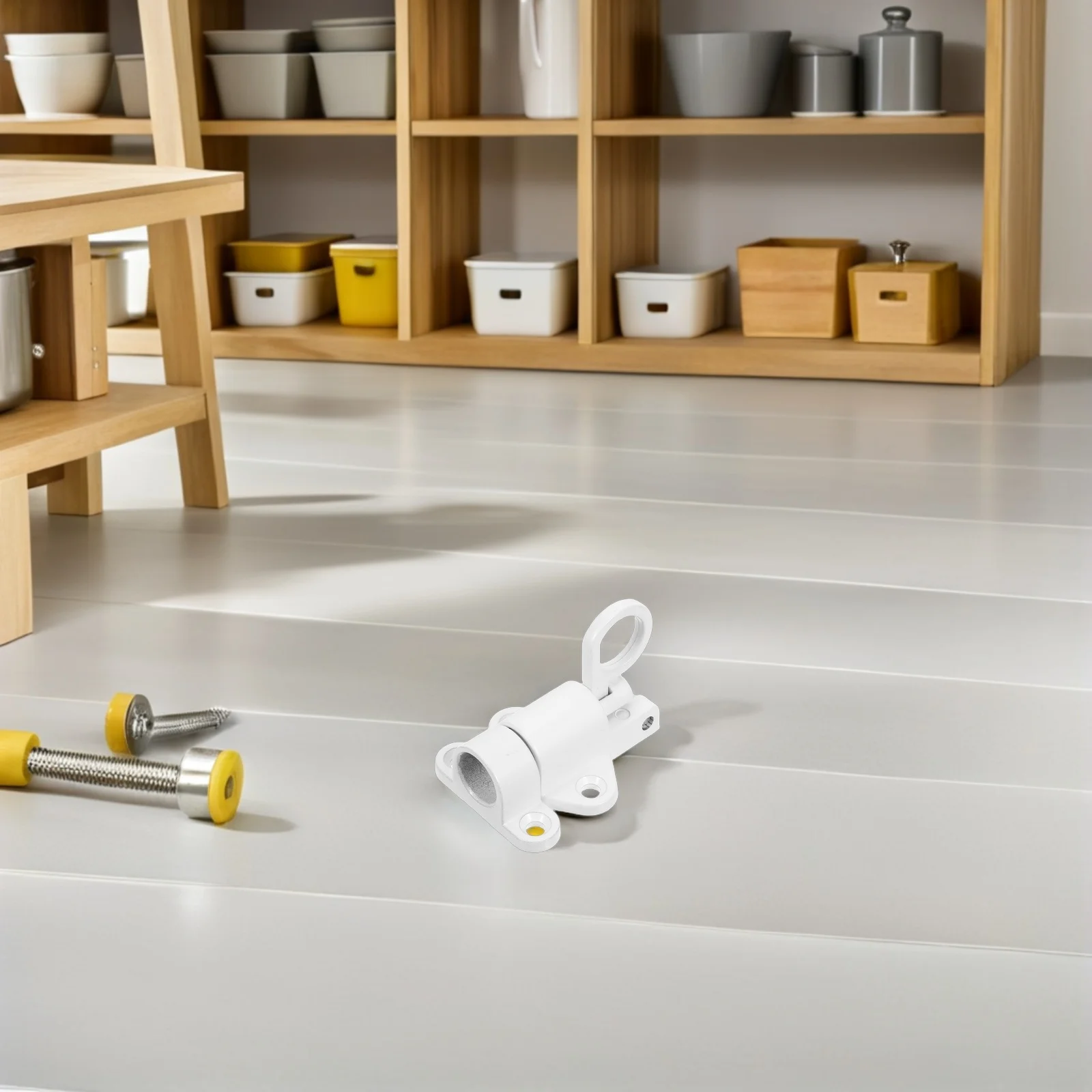 4Pcs Automatic Self Closing Door Latch Aluminum Alloy Spring Lock Gate Window Cabinet Security Window Latch Replacement