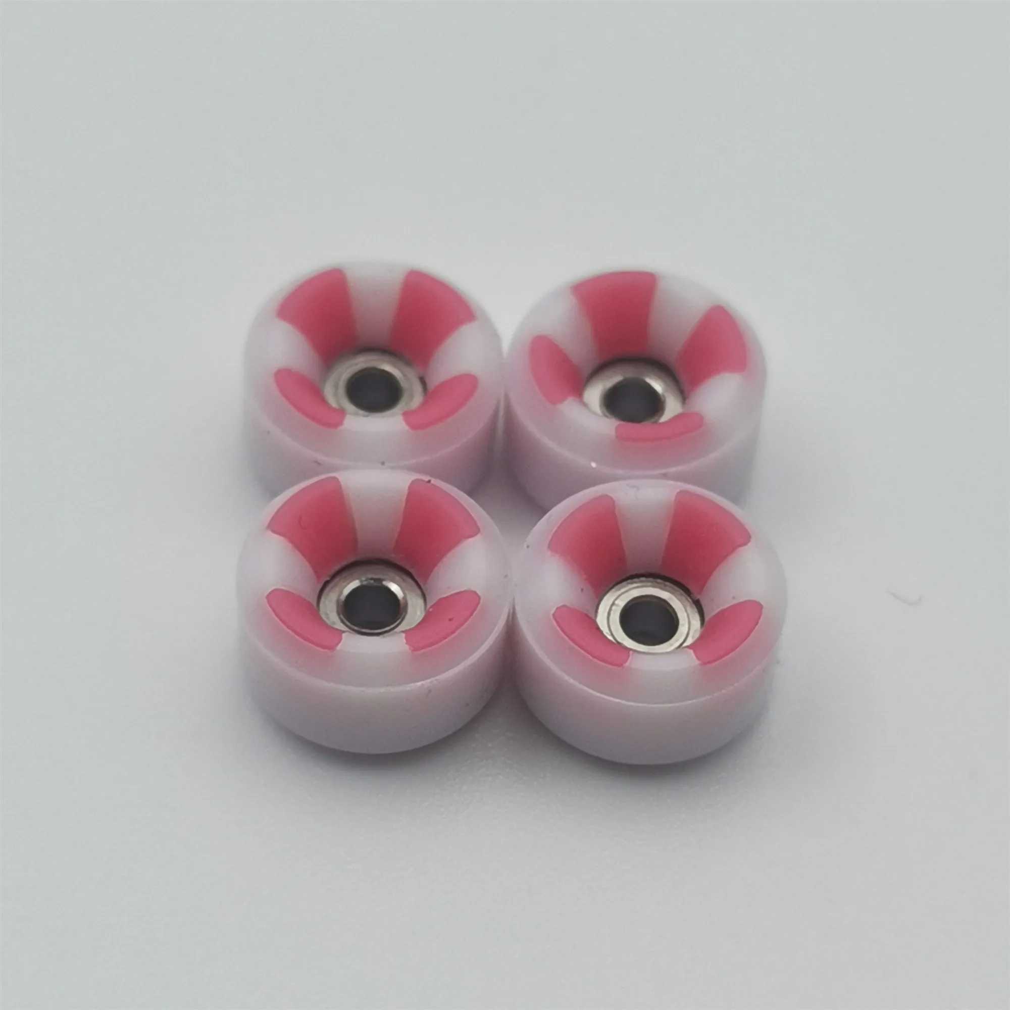 Soft Uretano Fingerboard Wheels, 60D Dupla Camada, Profissional para Mini Skate, Finger Skate Board