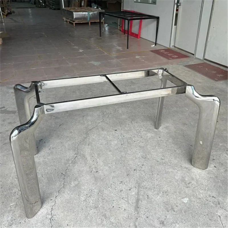 Elephant leg Stainless steel dining table bracket Rock slab Marble Luxury stone dining table Four feet Base Table feet Household