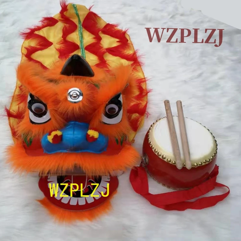 

Детский костюм для львиных танцев, 12 дюймов, для детей 3-5 лет, для мальчиков и девочек, для вечеринок, выступлений, спортивных мероприятий, карнавалов, сценических представлений, фестивалей