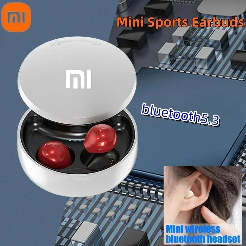 Xiaomi mini fones de ouvido bluetooth sem fio invisível tws carga rápida intra-auricular esportes microfone embutido ipx5 à prova dwaterproof água