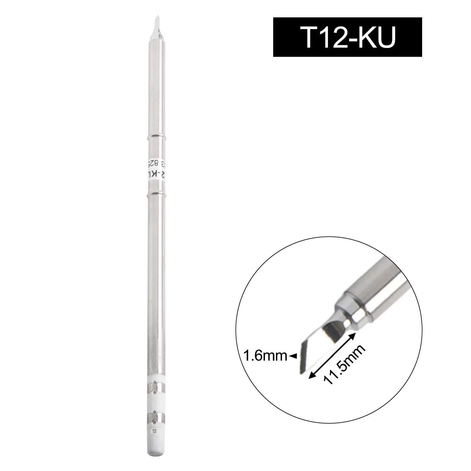 T12 Soldering Iron Tip for 951 950 942 Welding Bench Excellent Thermal Conductivity Tin Coating Protection 70W Power Use