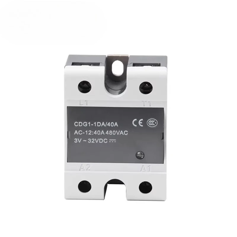 FOR 3D Printer Accessories, Single-phase SSR-DA Touchpoint-free Solid State Relay Dc-ac40A DC-controlled AC