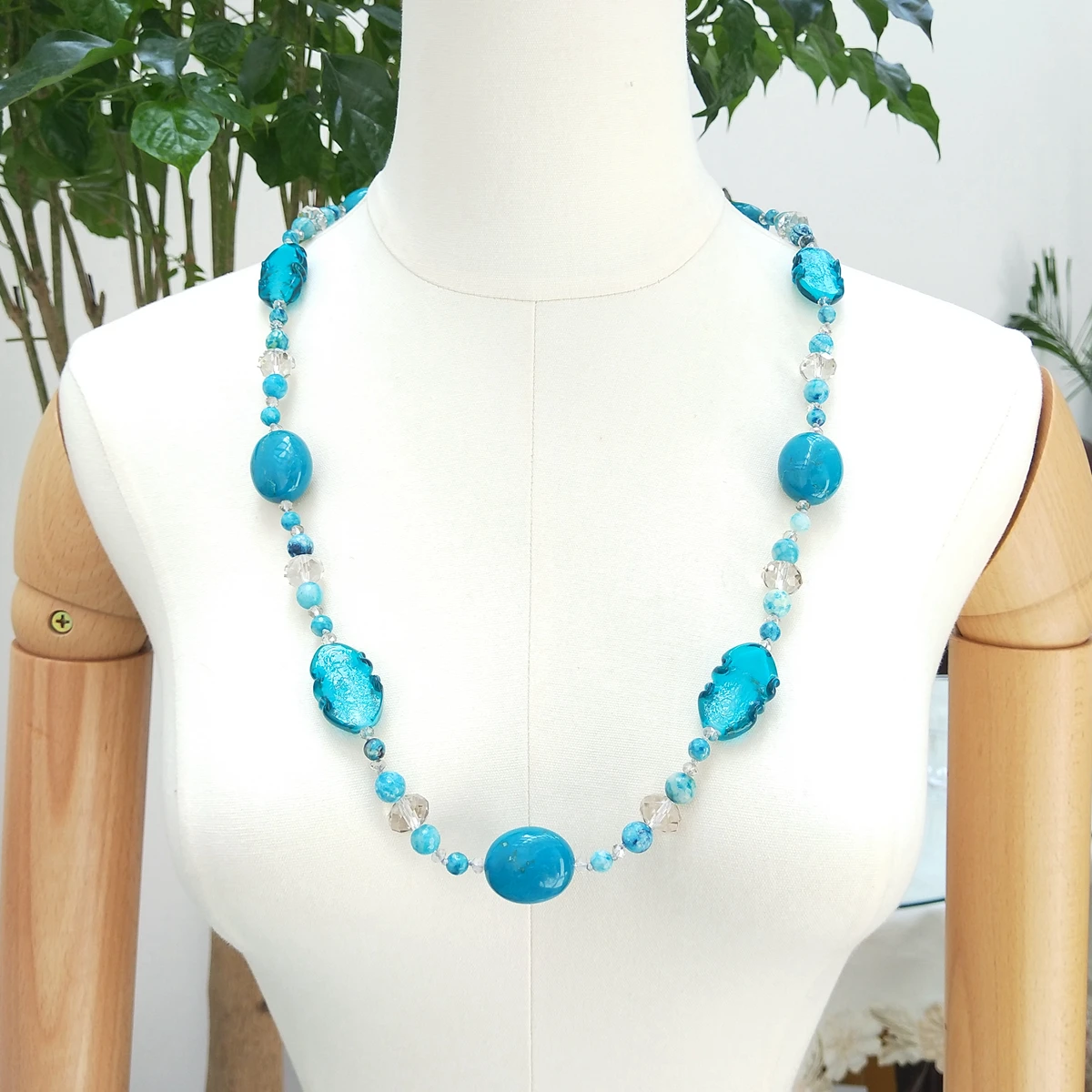 Lii Ji Blue Necklac…