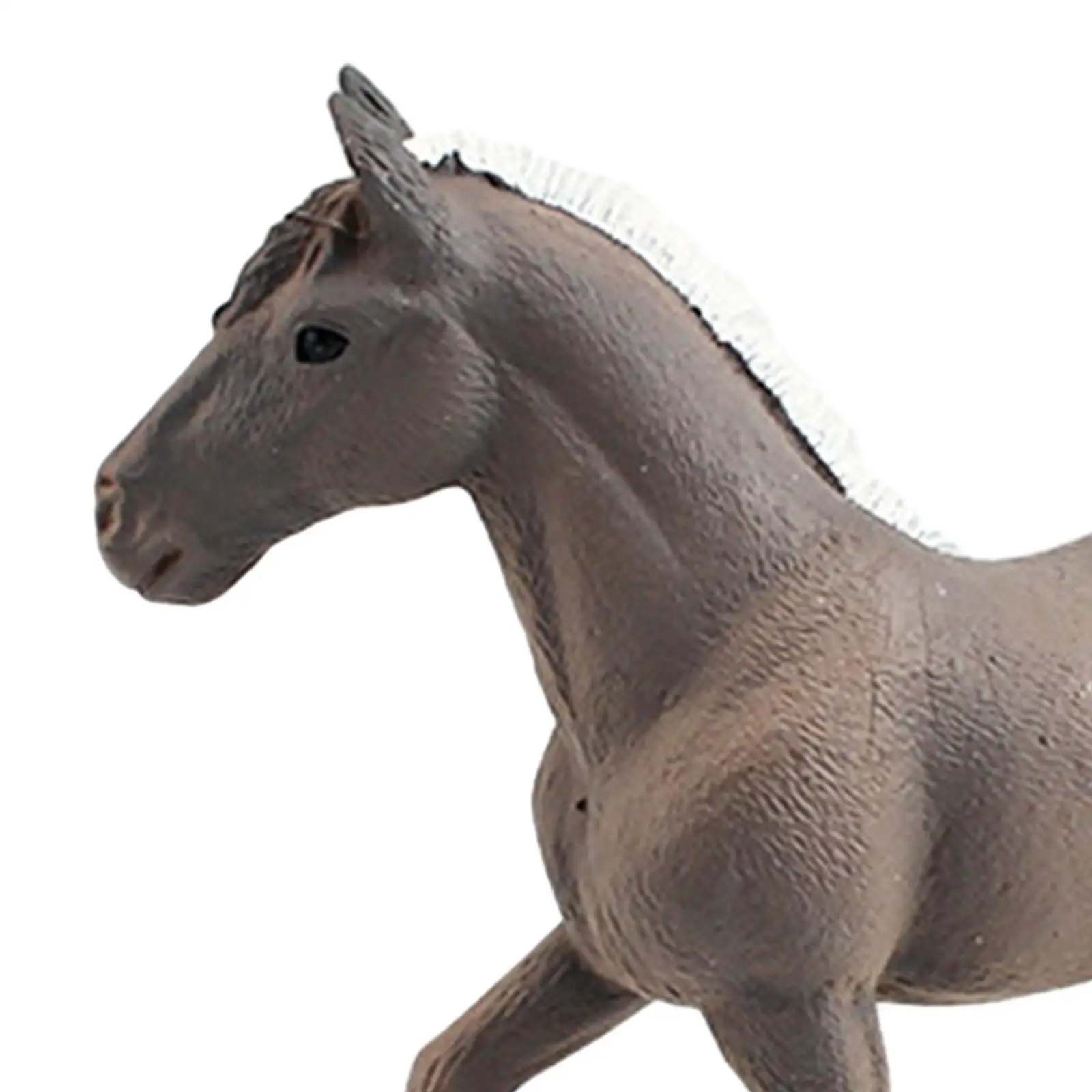 Figurines d'animaux réalistes pour décor de bureau, modèle de cheval, décoration de gâteau, ornement pour garçons et tout-petits, faveurs de fête