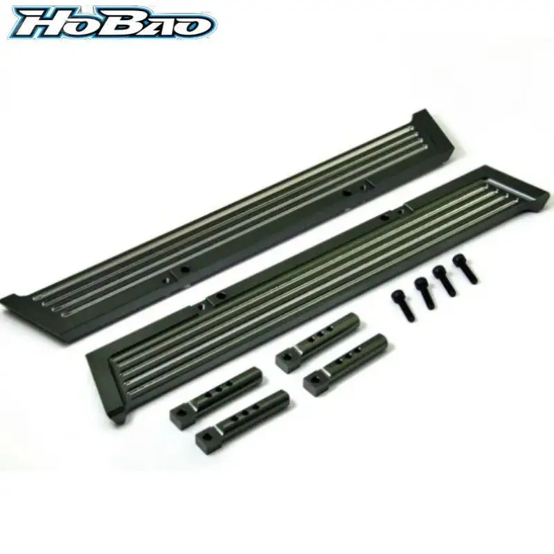 Original OFNA/HOBAO RACING 230114 CNC Alu. Pedals (Black), 2 Pcs For 1/10 DC1 TRAIL CRAWLER
