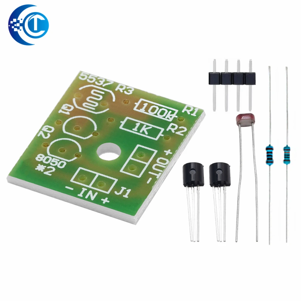 DIY Light-Sensing Switch Circuit Kit (with Photosensitive Component): Ideal for Learning Experiments