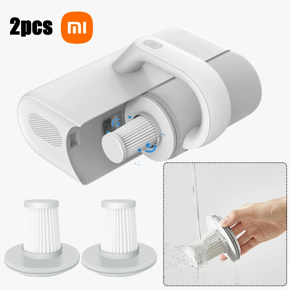 샤오미 Mijia MJCMY01DY 진공 청소기 교체 부품 액세서리, 오리지널 진공 진드기 제거 필터, 2 개