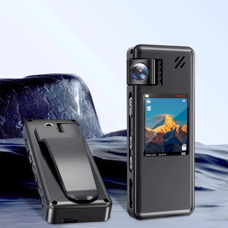 

Famue Y03 4K Voice Recorder with 13MP Camera, Noise Reduction & Clip - Compact Recorder for Meetings/Sports