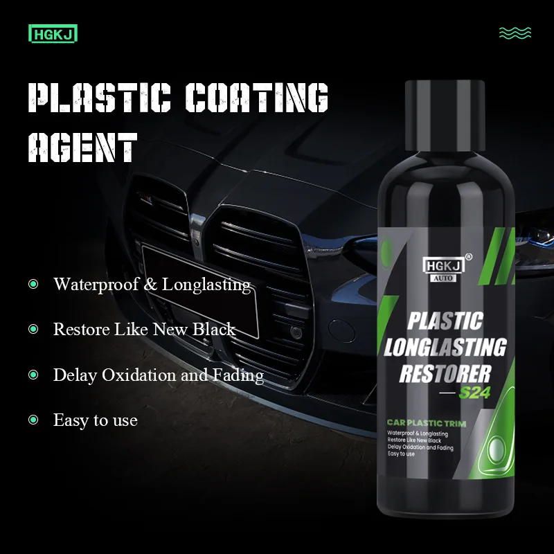 

Plastic Restorer Back To Black Gloss Car Cleaning Products Auto Polish And Repair Coating Renovator For Car Detailing HGKJ 24