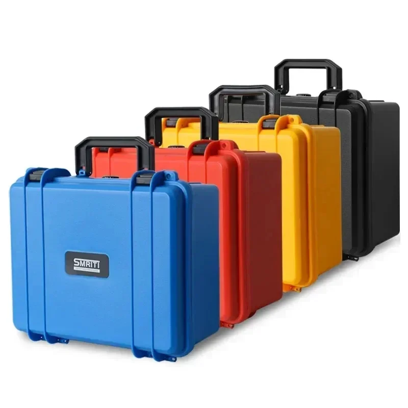 280x240x130mm Safety Instrument Tool Box with Foam Inside Equipment Tools Case ABS Plastic Storage Toolbox Outdoor Suitcase